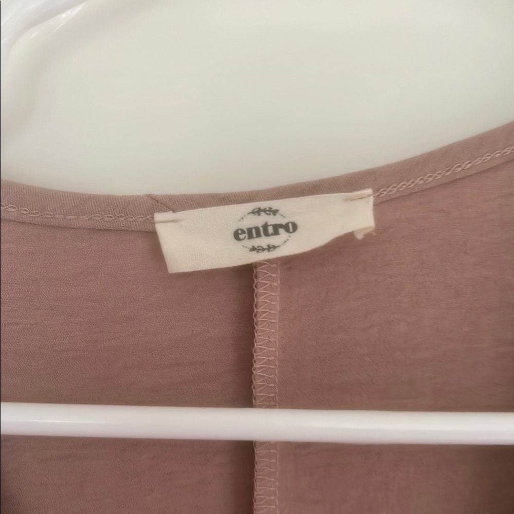 Entro Dusty Pink Blouse